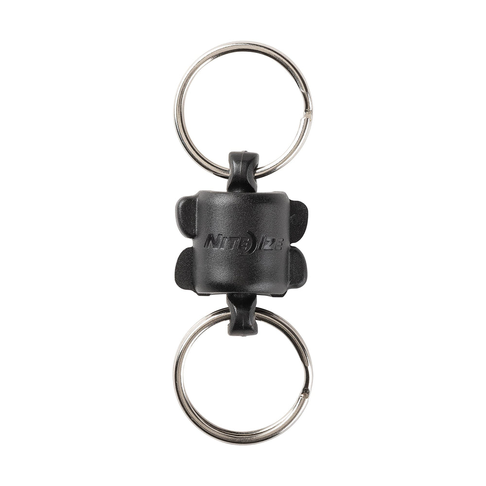 Nite Ize KeyRing 360 side view highlights compact, lightweight carry.
