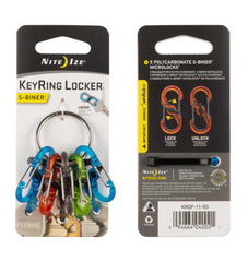 Nite Ize Key Ring Locker keeps keys neatly organized without loose rings