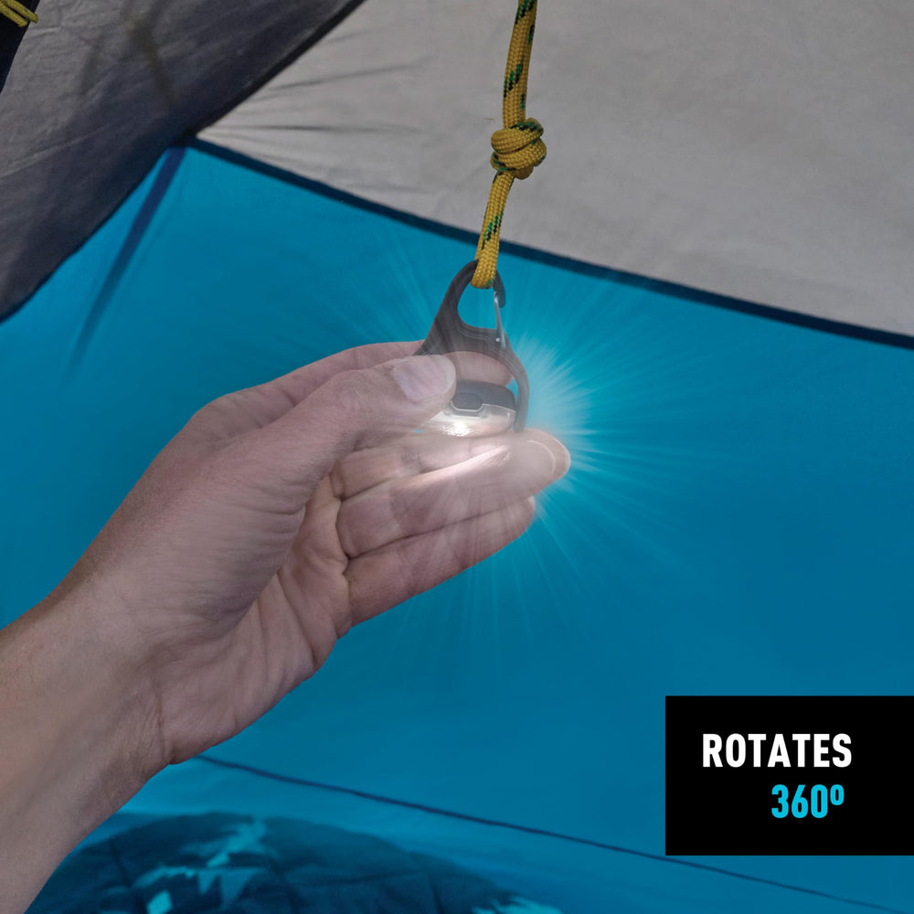 Drop-tested MoonLit lantern enduring a light outdoor bump