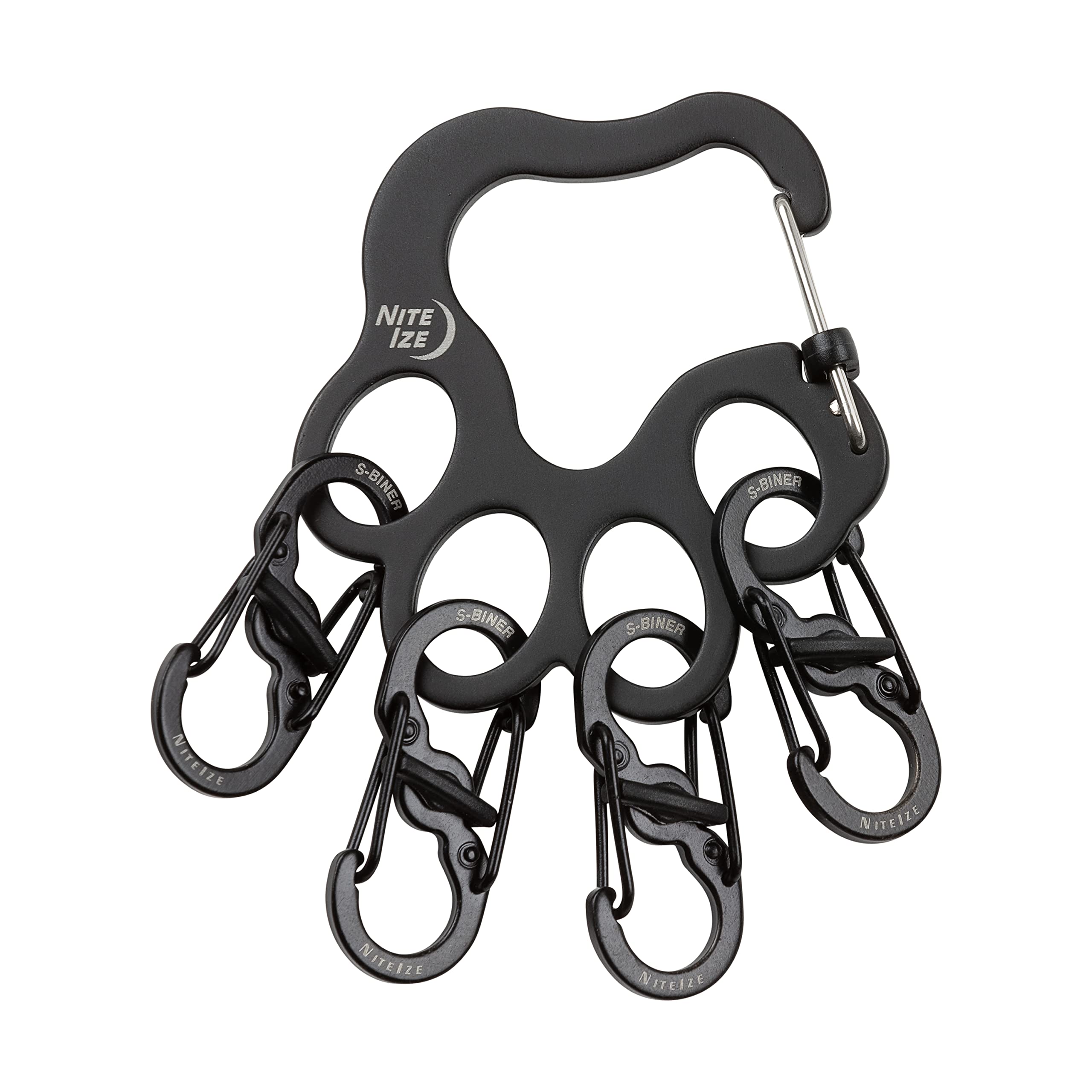 Nite Ize Pawprint Locker KeyRack side view showing compact, durable steel design.
