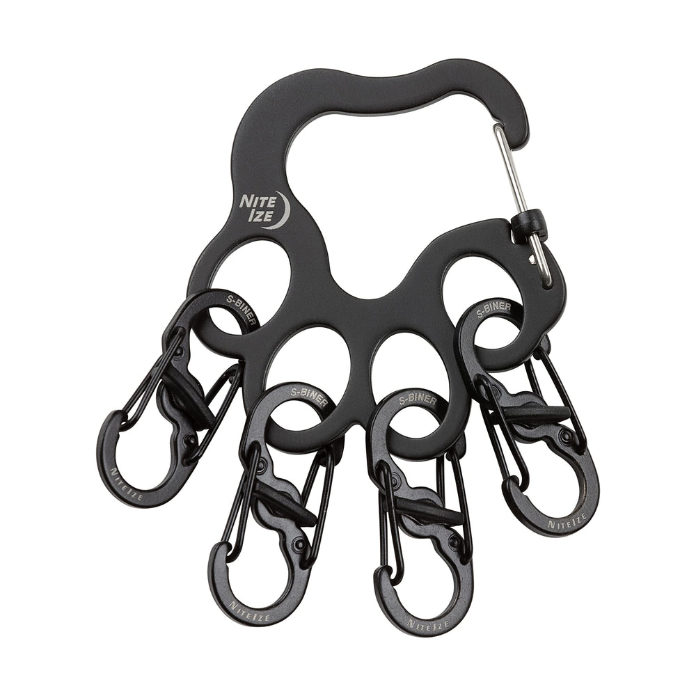 Nite Ize Pawprint Locker KeyRack side view showing compact, durable steel design.