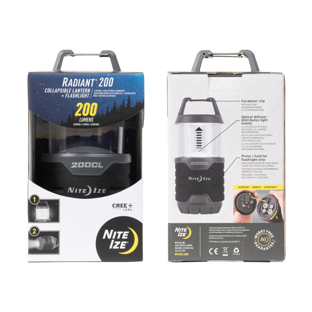 Nite Ize Radiant 200 ready to accompany hiking and camping adventures