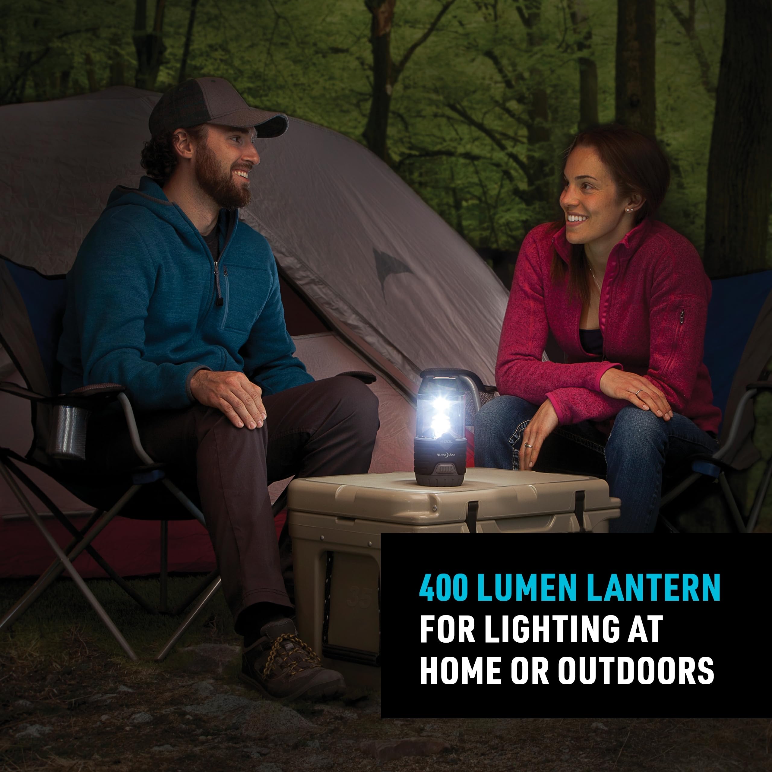 Nite Ize Radiant 400 lantern diffuser bag softens light for cozy glow