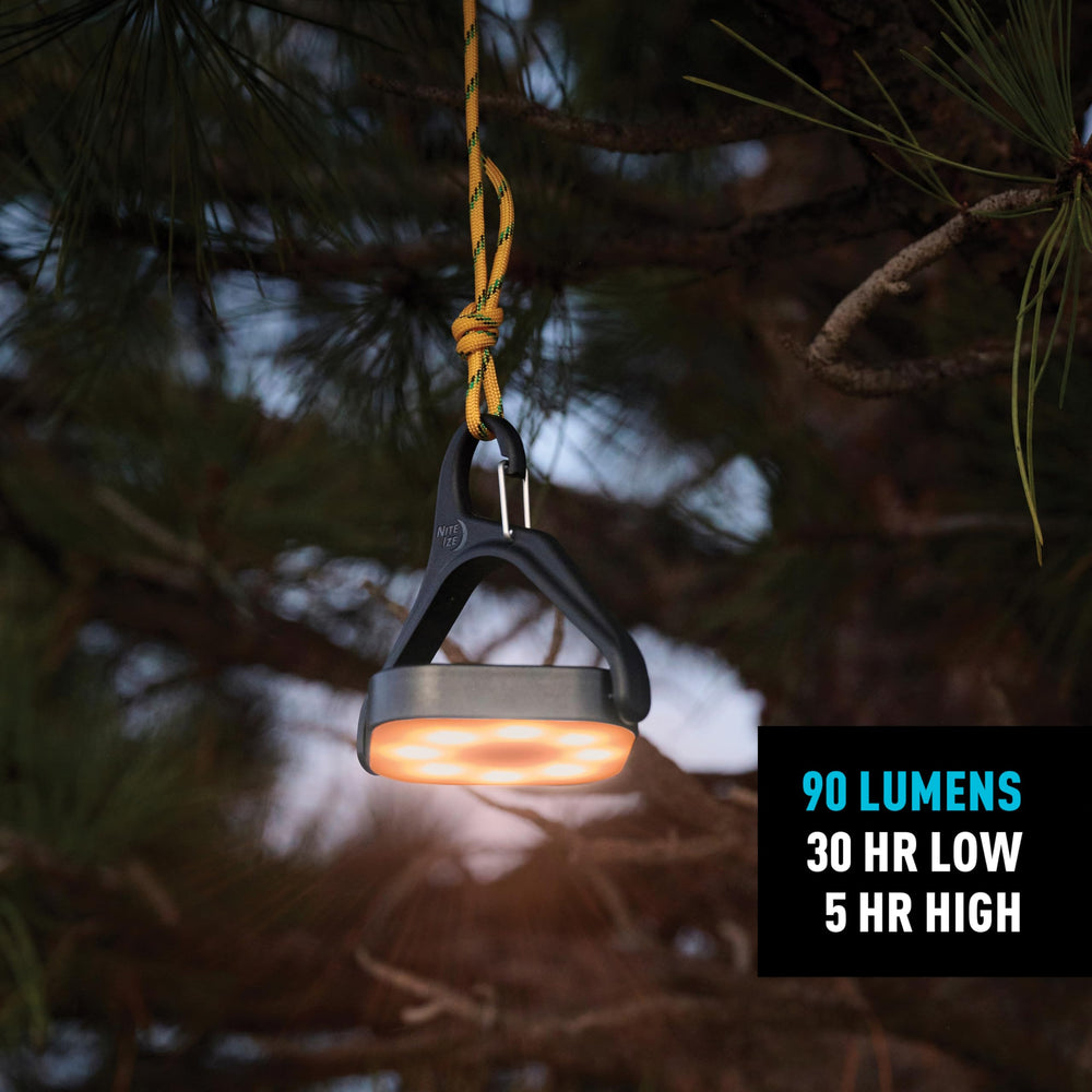 Nite Ize Radiant Revolve 360-degree rotating body directs light precisely