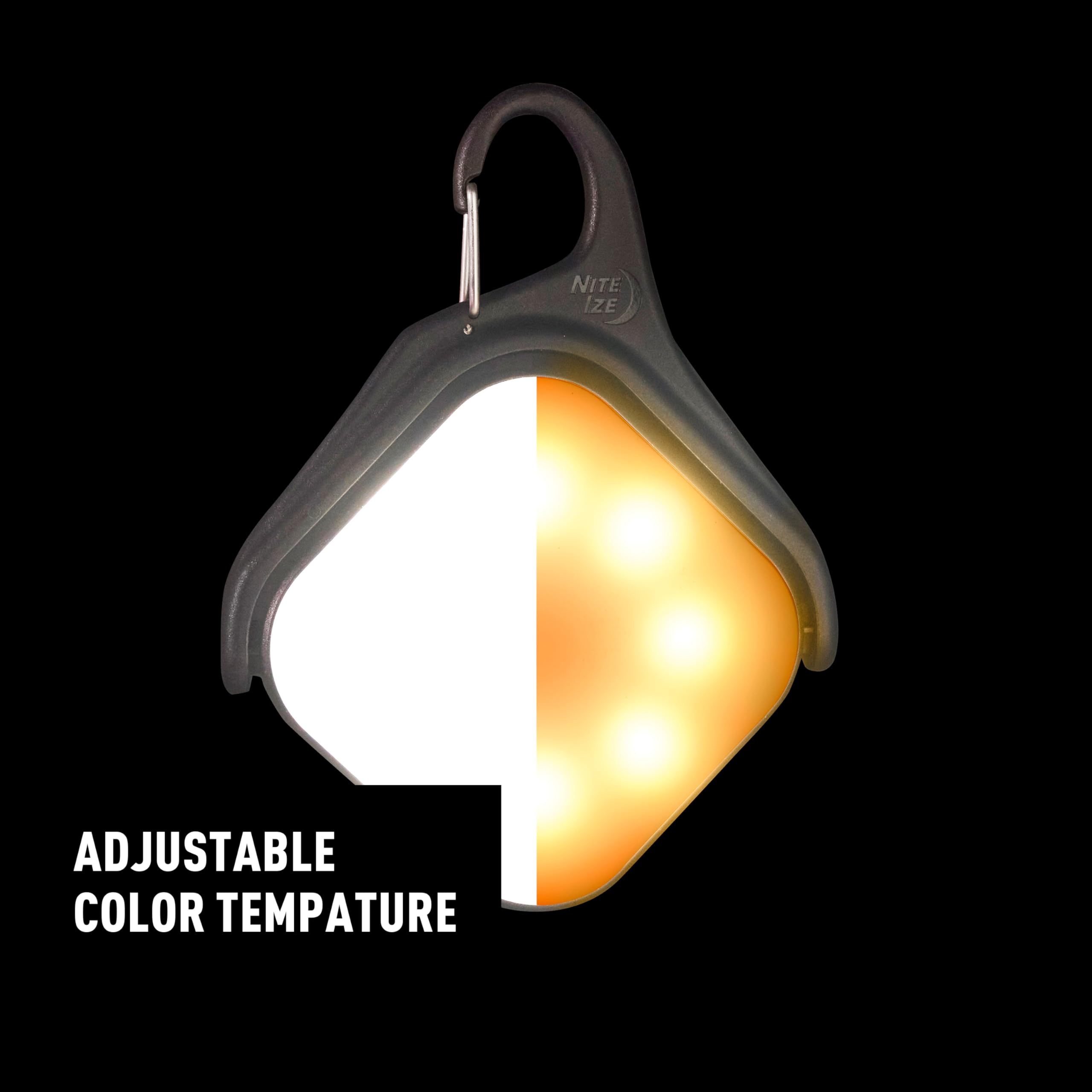 Nite Ize Radiant Revolve adjustable color temperature from cool white to amber