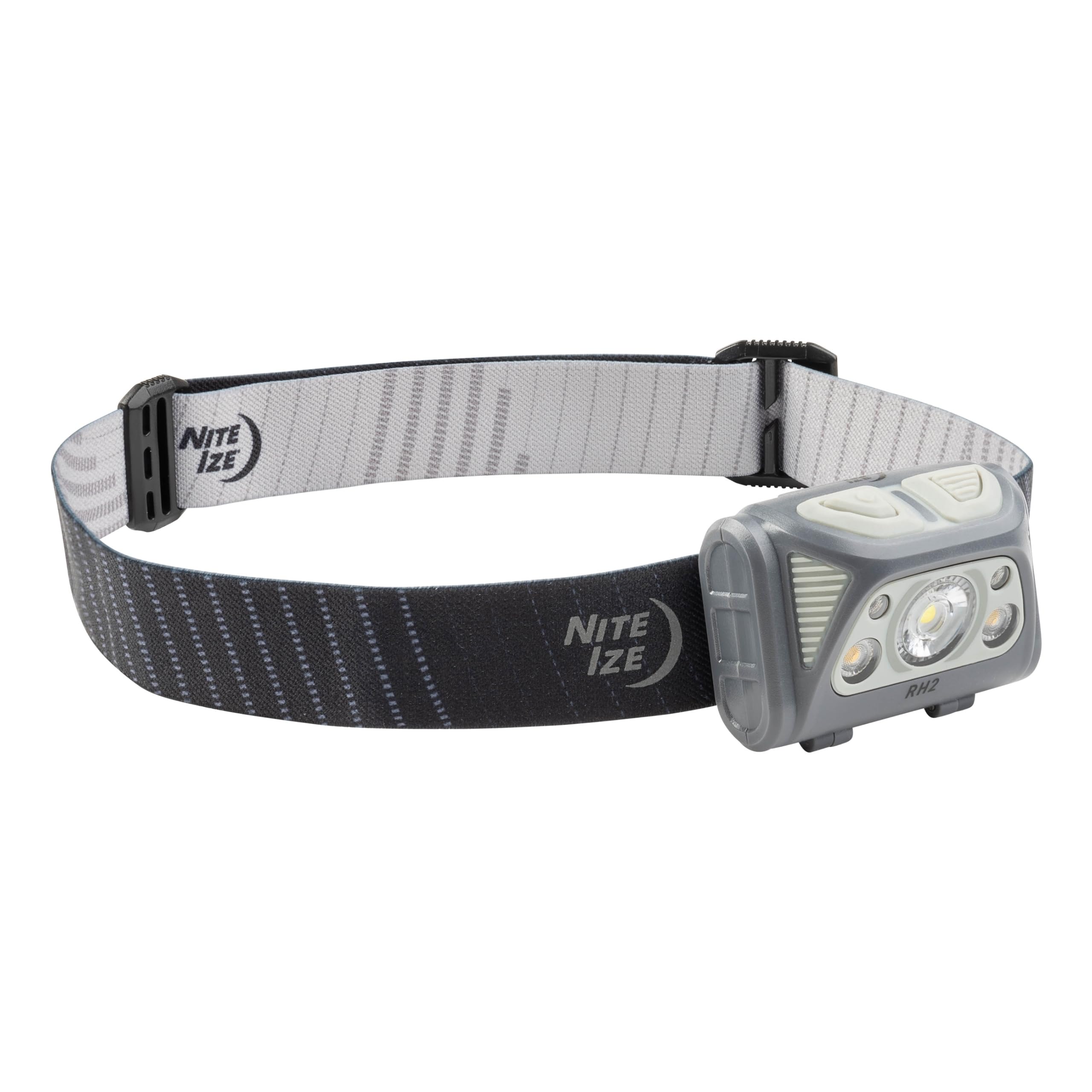 Nite Ize Radiant RH2 power-switch beam setup demonstrates dual-mode capability for spot and flood lighting