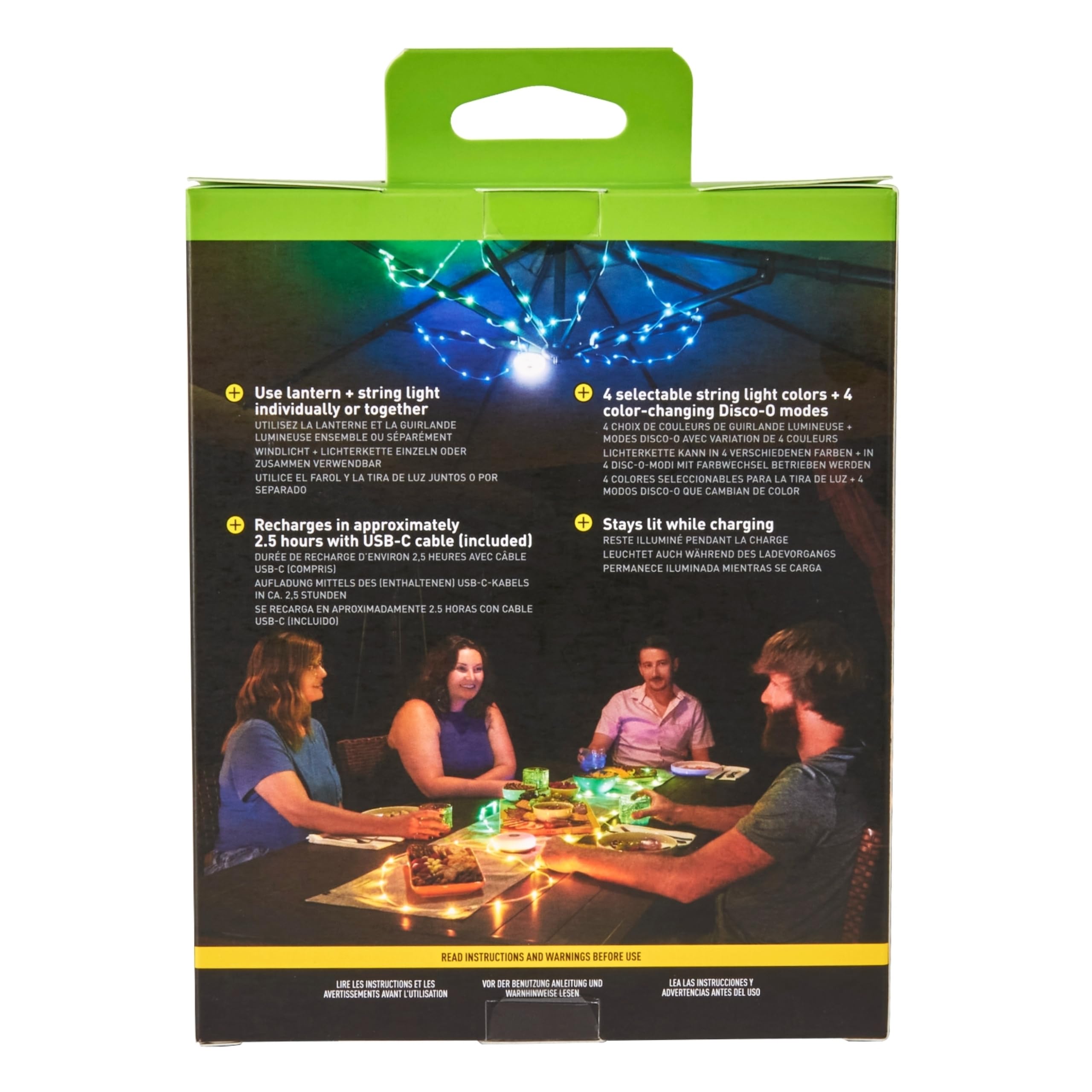 Nite Ize Radiant Starlit hand crank mechanism enabling windable lights.