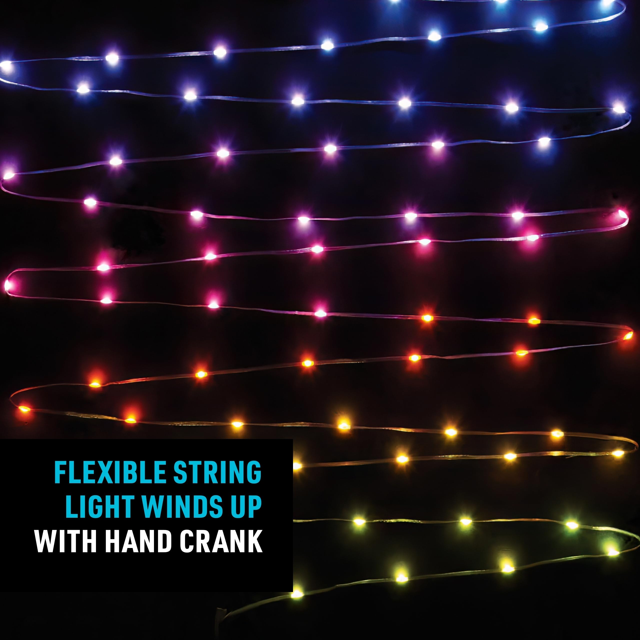 Nite Ize Radiant Starlit IPX7 waterproof string lights for outdoor durability.