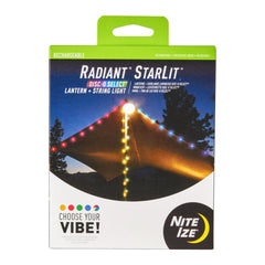 Nite Ize Radiant Starlit lantern front view for portable outdoor lighting on the go.