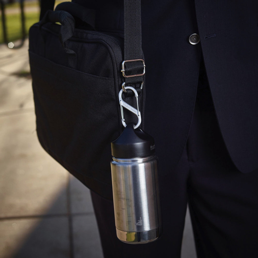 Nite Ize S-Biner #3 Stainless zipper-slider use, ideal for two-slider attachments.