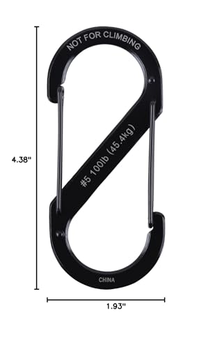 Nite Ize S-Biner #5 four-pack shows versatile, everyday securing for many tasks.
