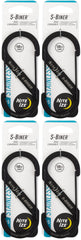 Nite Ize S-Biner #5 front view highlights dual gates for secure everyday use.