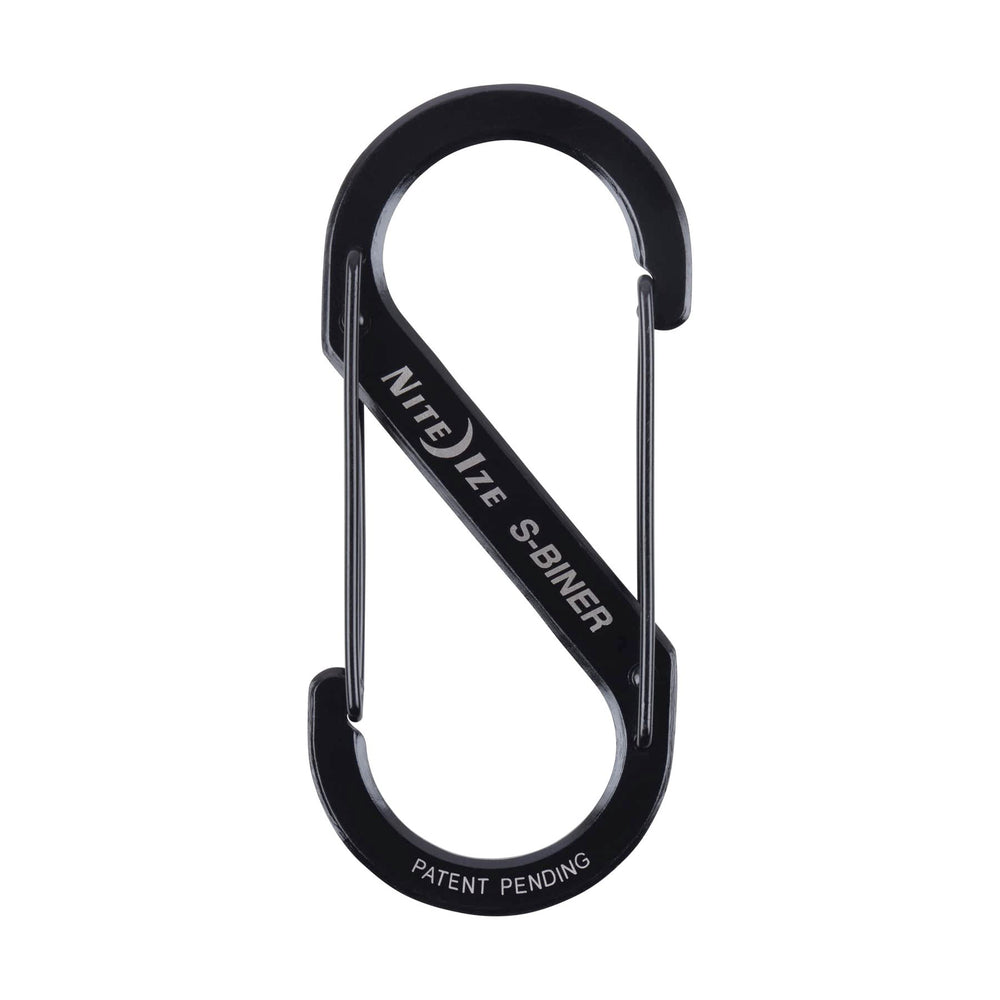 Nite Ize S-Biner #5 in-use with bags and gear for quick secure connections.