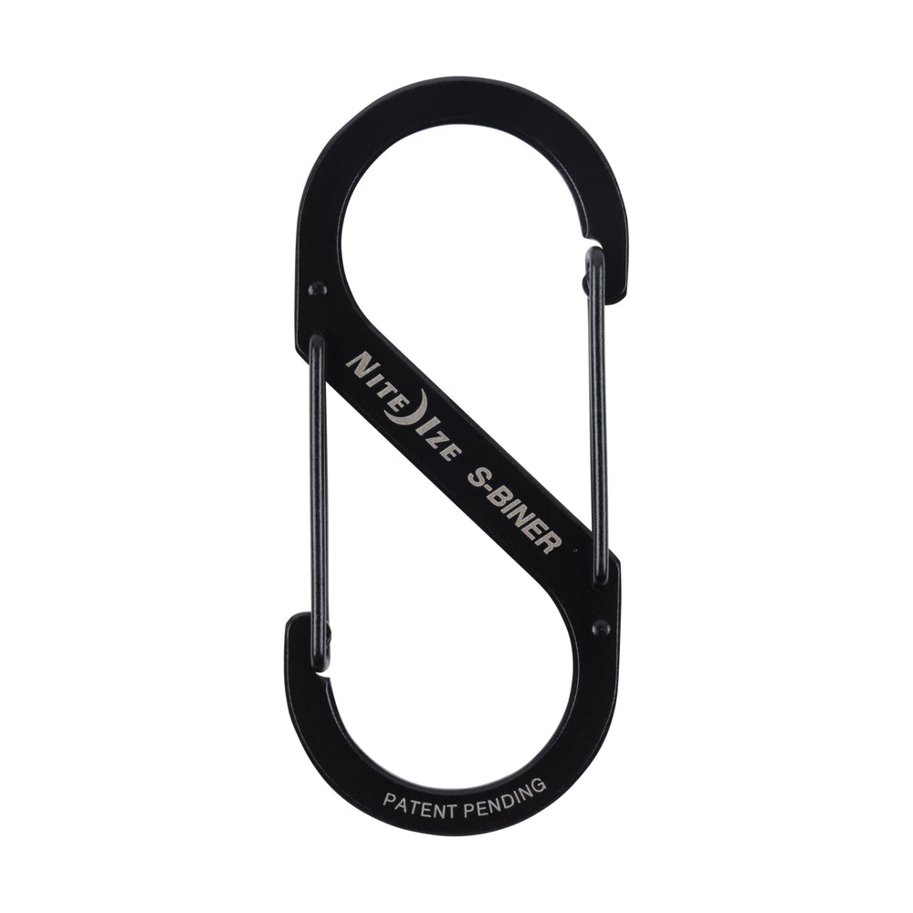 Nite Ize S-Biner size 3 dual carabiner holds medium gear on a backpack