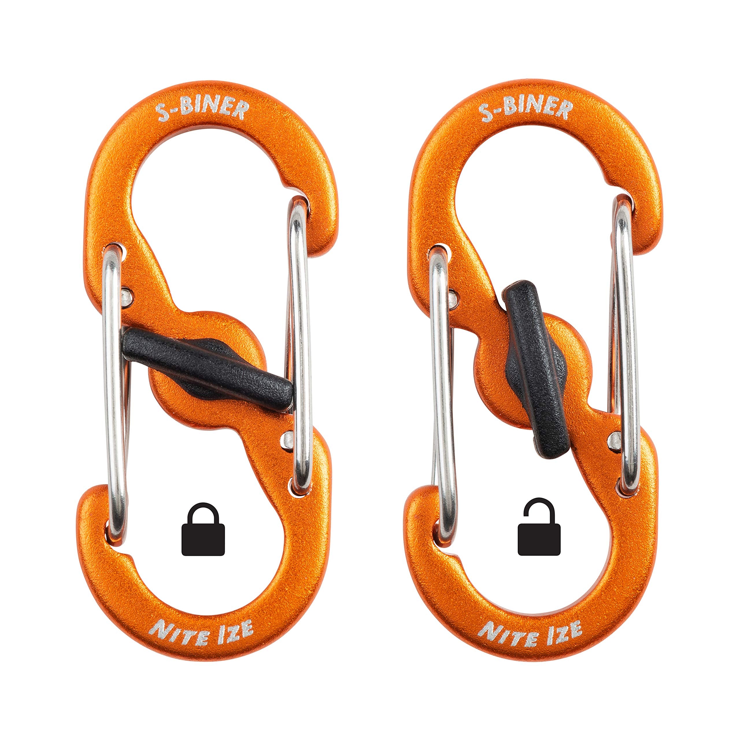 Nite Ize S-Biner MicroLock secures keys to purses or backpacks.