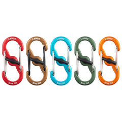 Nite Ize S-Biner MicroLock aluminum with locking gates for secure key clips.