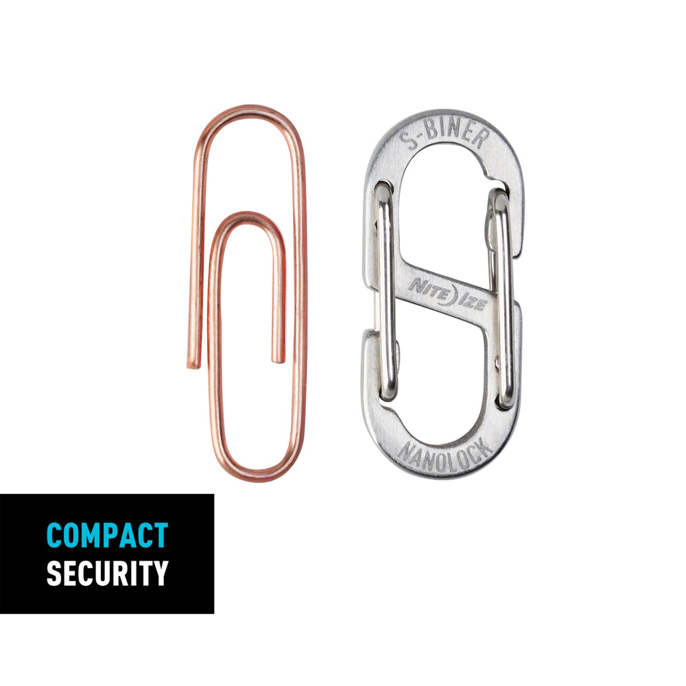 Nite Ize S-Biner NanoLock attaches to fobs and belts securely