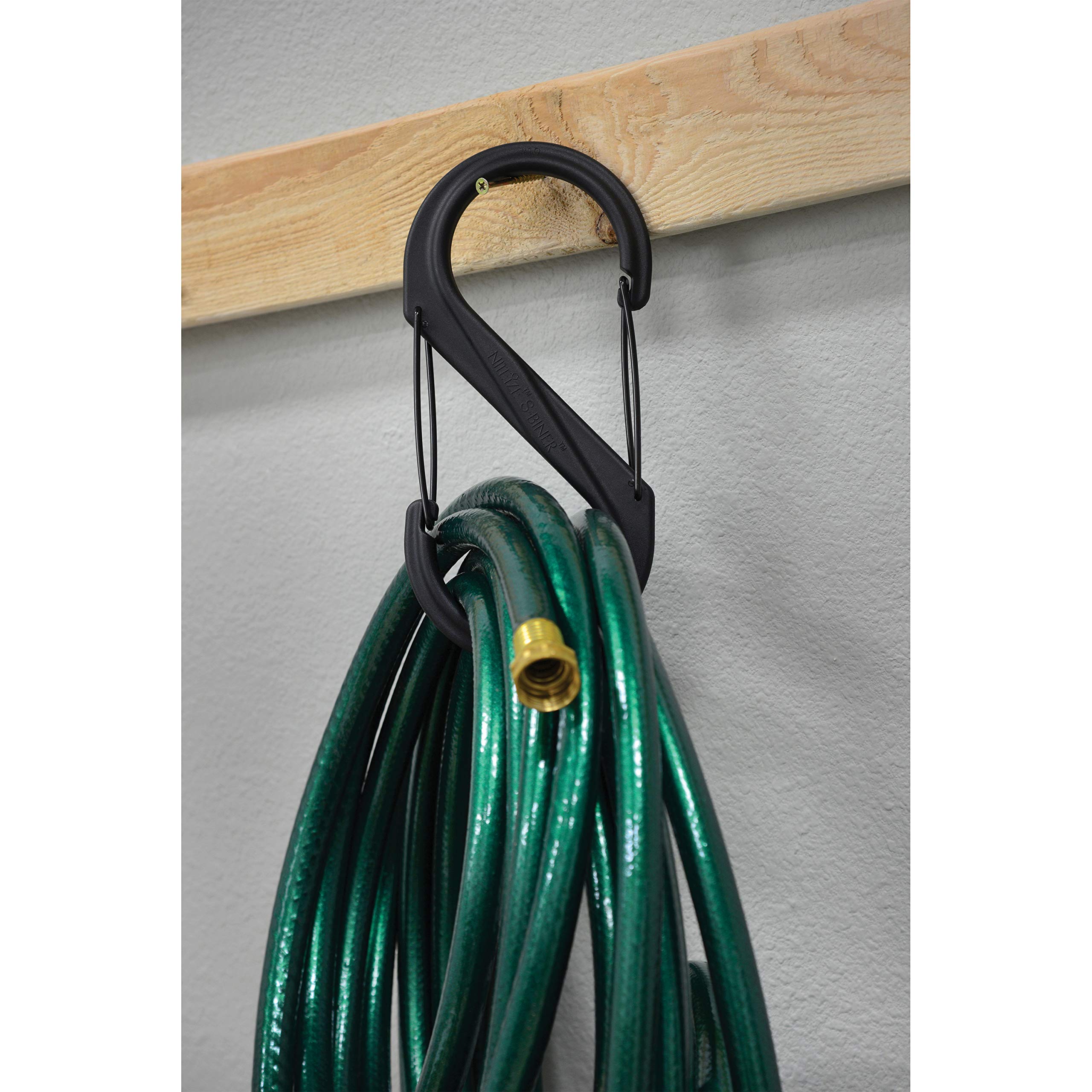Nite Ize S-Biner helps organize shopping bags and paint cans securely.