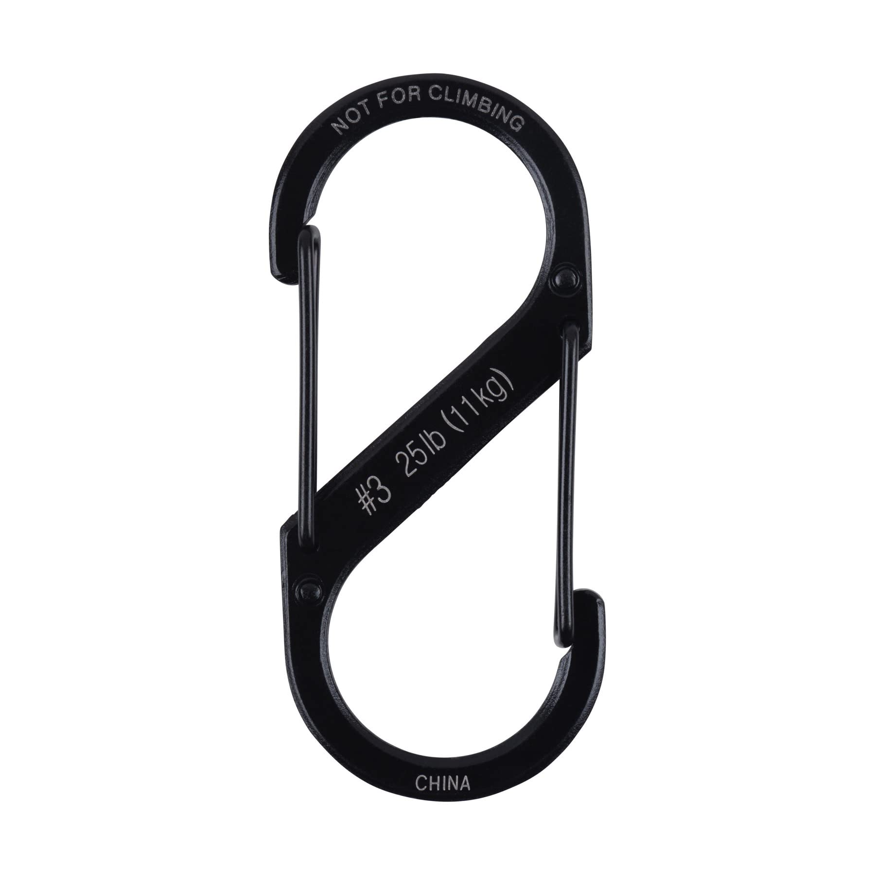Nite Ize S-Biner Size 3 hanging tools from a belt.