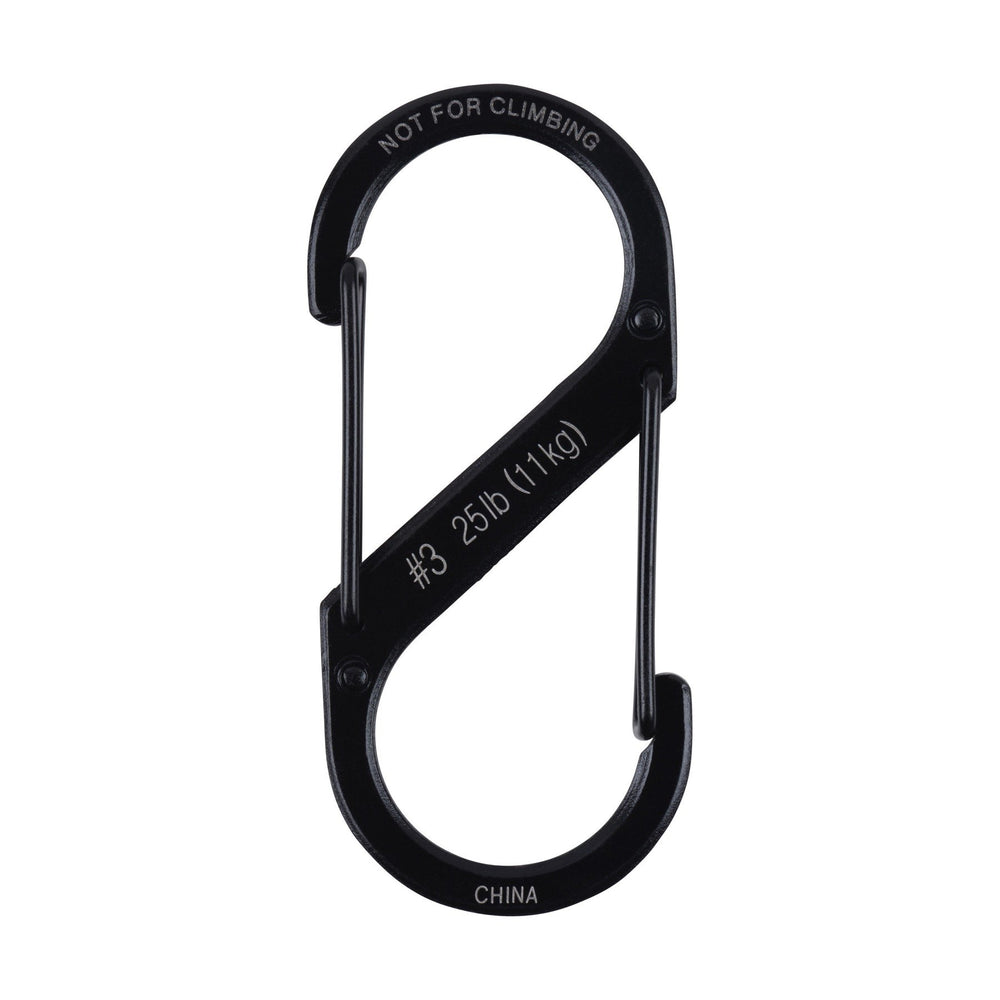 Nite Ize S-Biner Size 3 clipped ends demonstrating versatile linking.