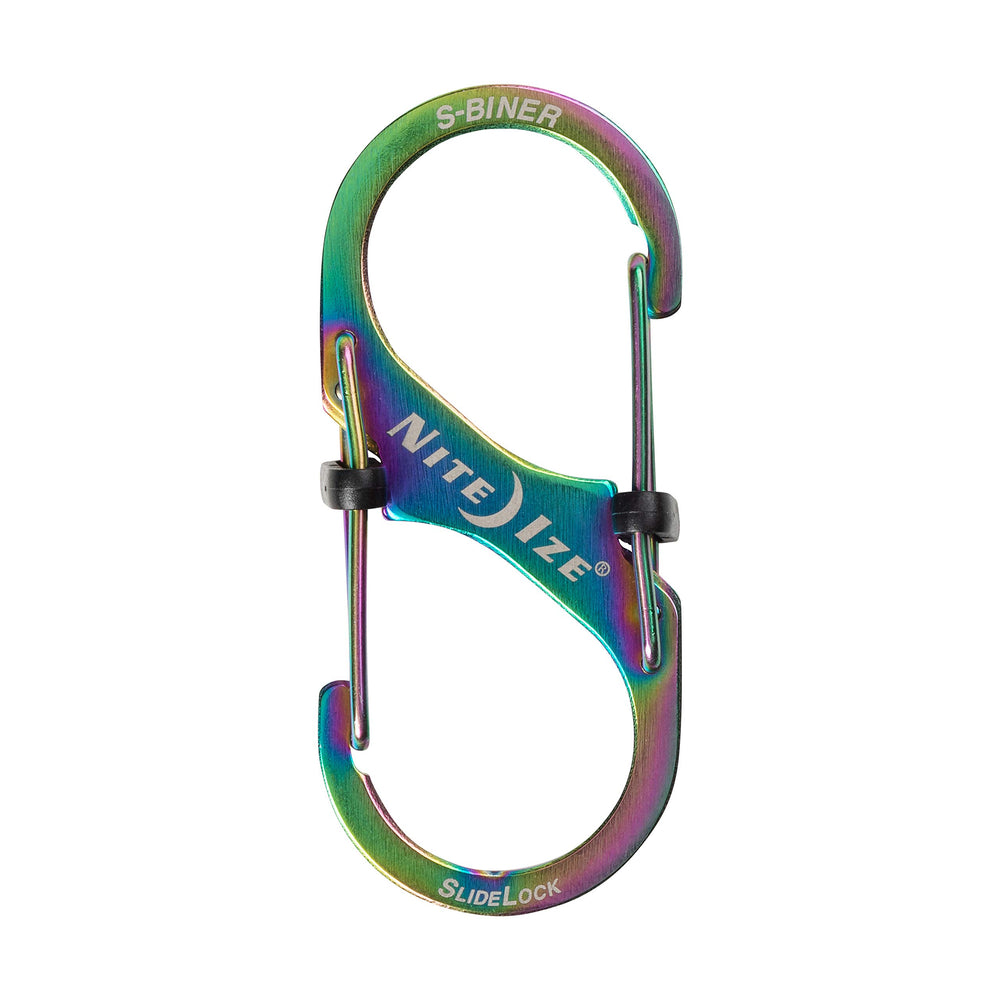 Nite Ize S-Biner SlideLock size 3 two gates locked for secure use