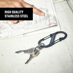 Nite Ize S-Biner stainless steel gates provide durable everyday carry.