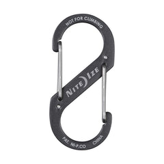 Nite Ize Size-3 S-Biner lightweight aluminum construction with stainless-steel gates.