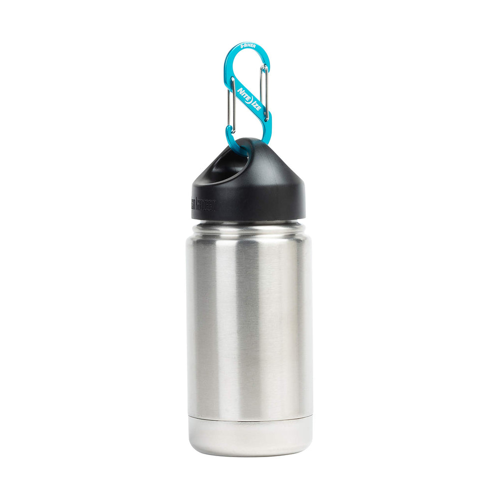 Nite Ize blue S-Biner compact and lightweight aluminum build.