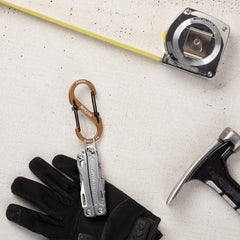 Nite Ize S-Biner SlideLock features independent gate sliders for flexibility.