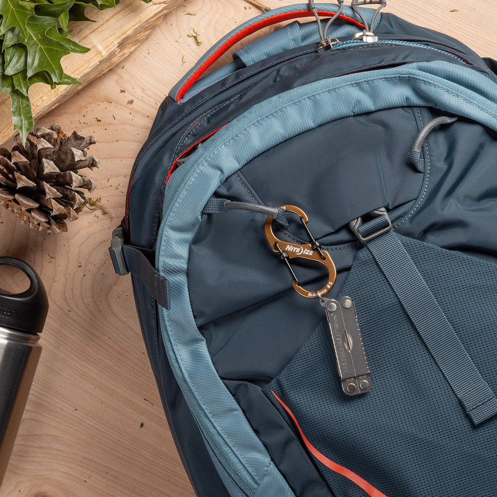 Nite Ize S-Biner SlideLock compact solution for daily carry and organization.