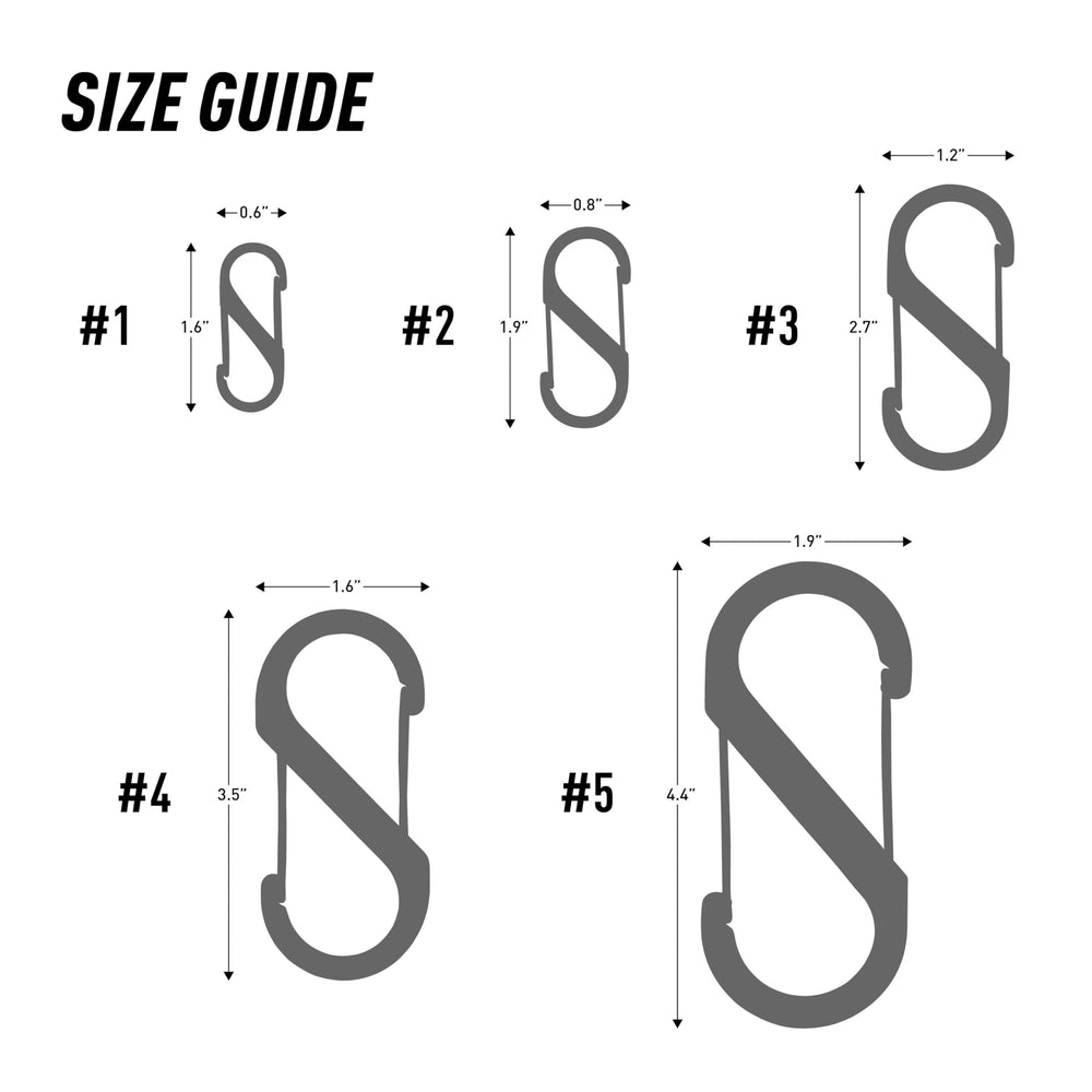 Nite Ize Size-5 S-Biner attaches gear to backpacks for quick access