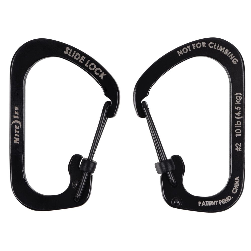Compact flat-profile SlideLock shown in side view for pocket-friendly carry