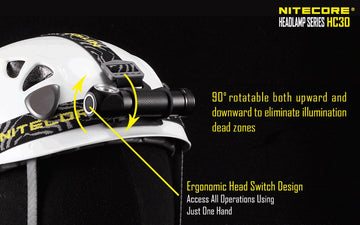 Nitecore battery included in the bundle for reliable power