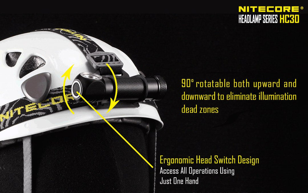 Nitecore battery included in the bundle for reliable power