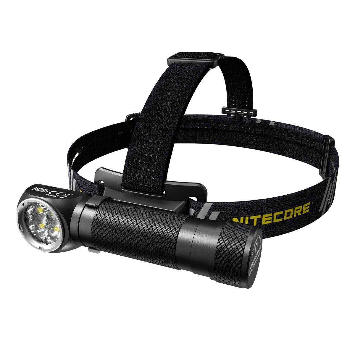 Nitecore HC35 beam reaches 134 meters for distant landmarks.