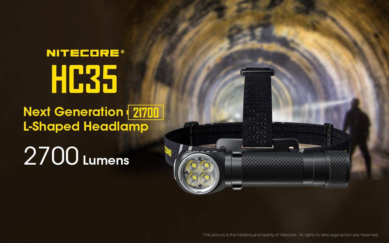 Nitecore HC35 features three special modes for task-specific lighting.