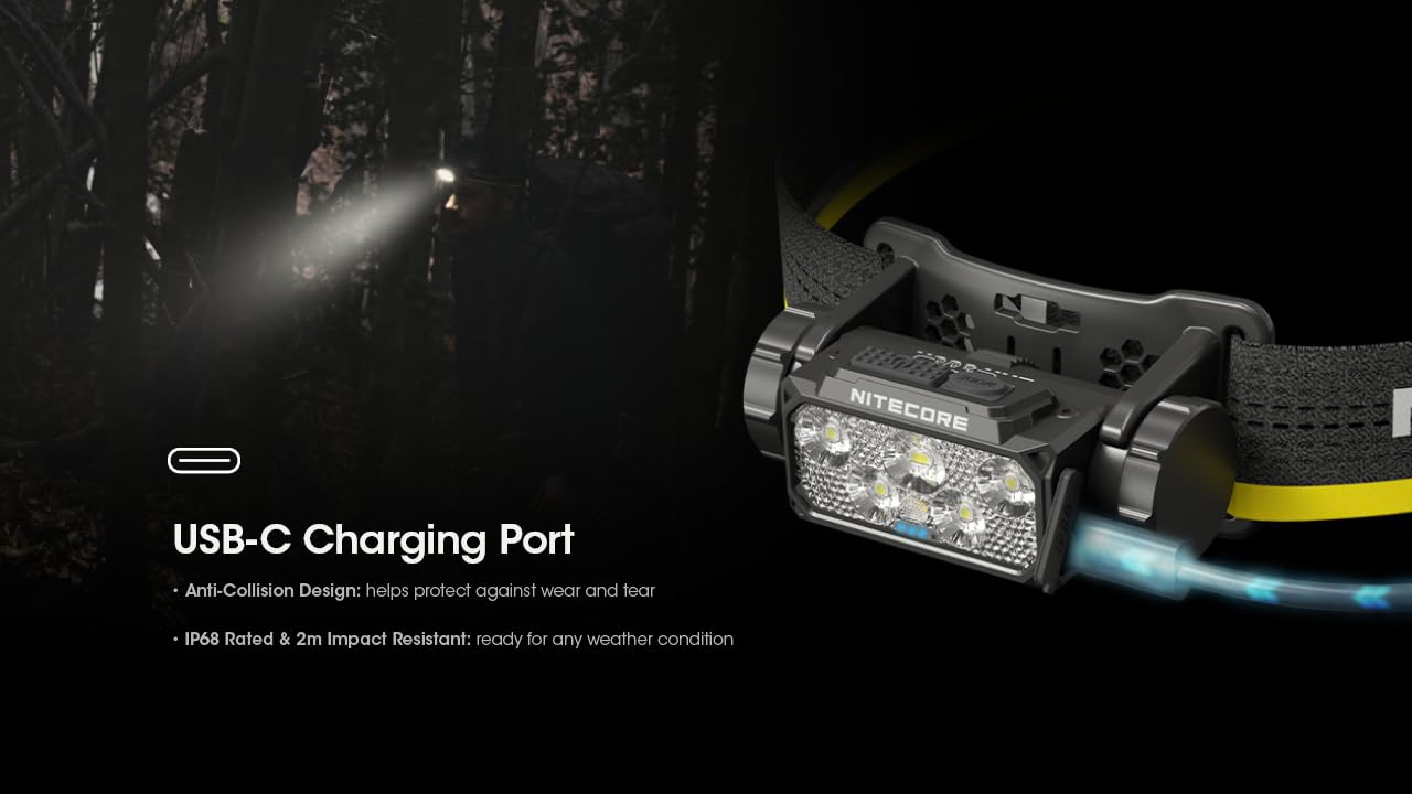 Nitecore HC60 UHE primary white LED with five outputs for precise control