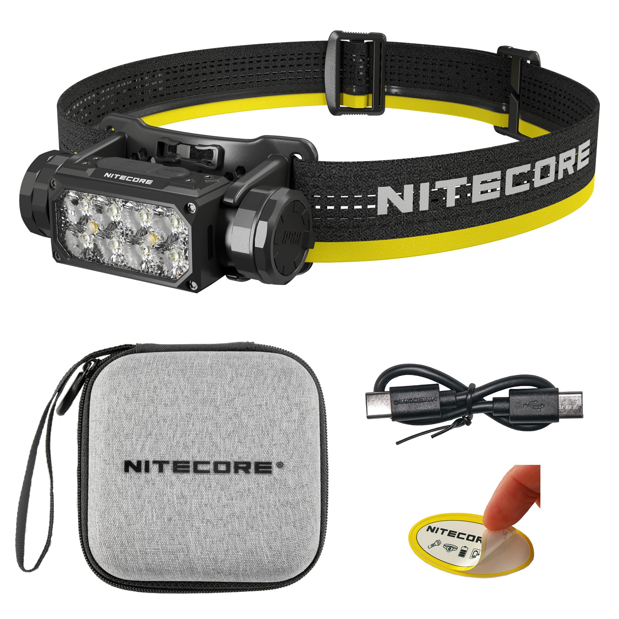 Nitecore HC65 UHE headlamp delivers 2000 lumens for bright campsite lighting