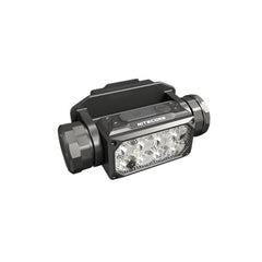 Nitecore HC65M-UHE headlamp red light for low-visibility signaling.