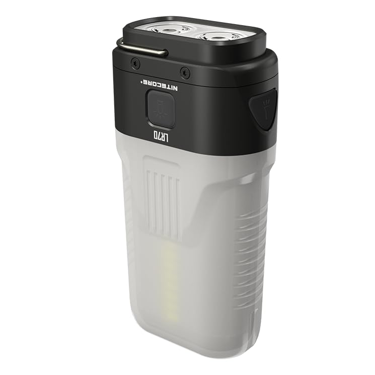 Nitecore LR70 red light mode preserves night vision during setup