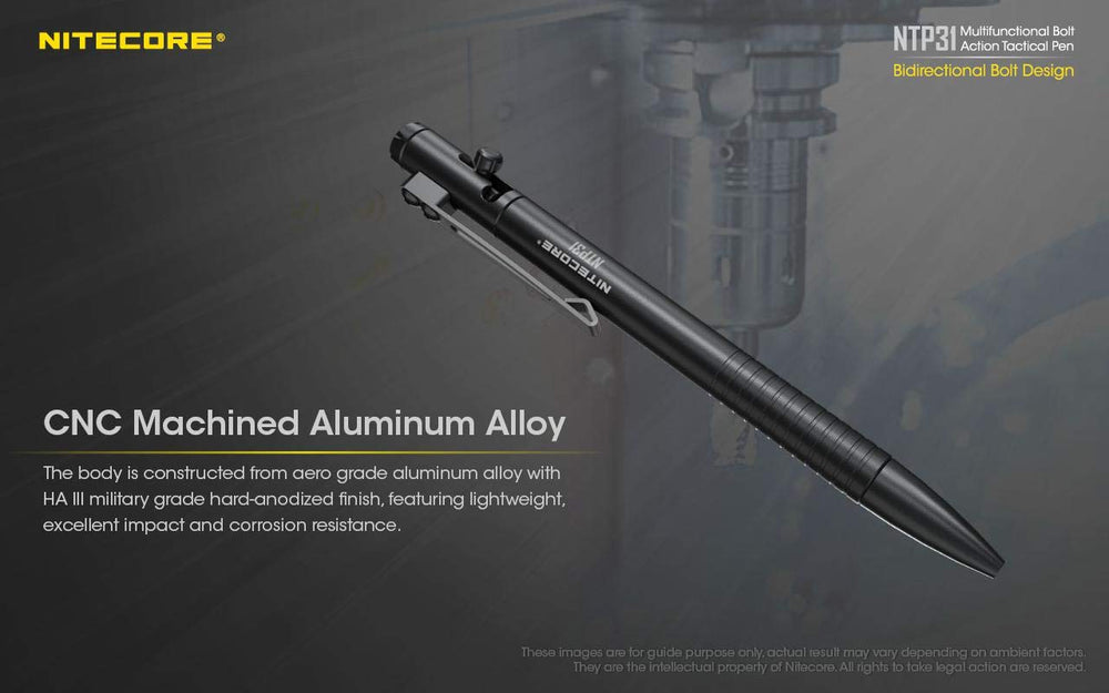 Nitecore NTP31 compact design suitable for daily carry