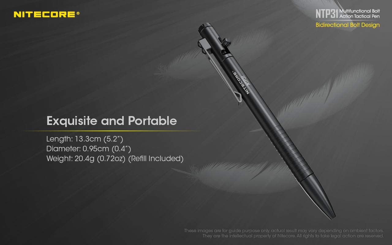 Nitecore NTP31 lockout slider demonstrated for secure selection