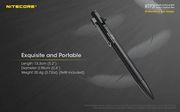 Nitecore NTP31 lockout slider demonstrated for secure selection