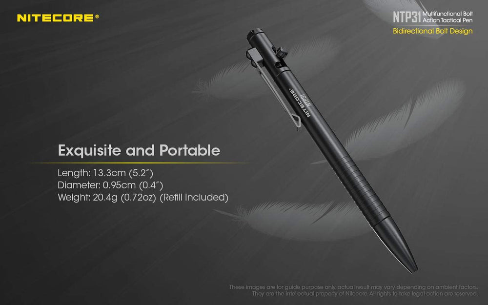 Nitecore NTP31 lockout slider demonstrated for secure selection