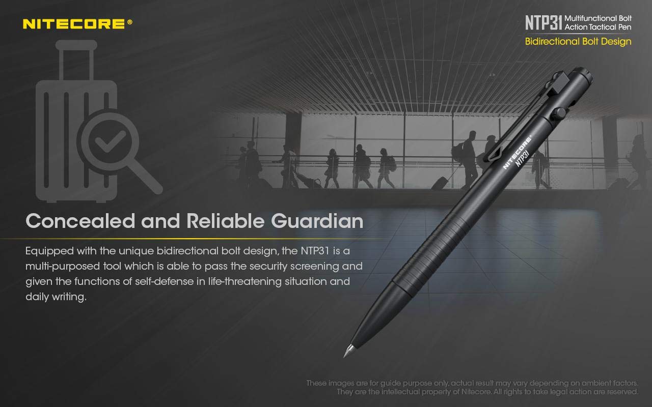 Nitecore NTP31 pocket clip securely keeping tool accessible