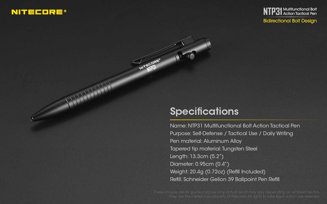 Nitecore NTP31 tungsten tip with high hardness for precise tasks