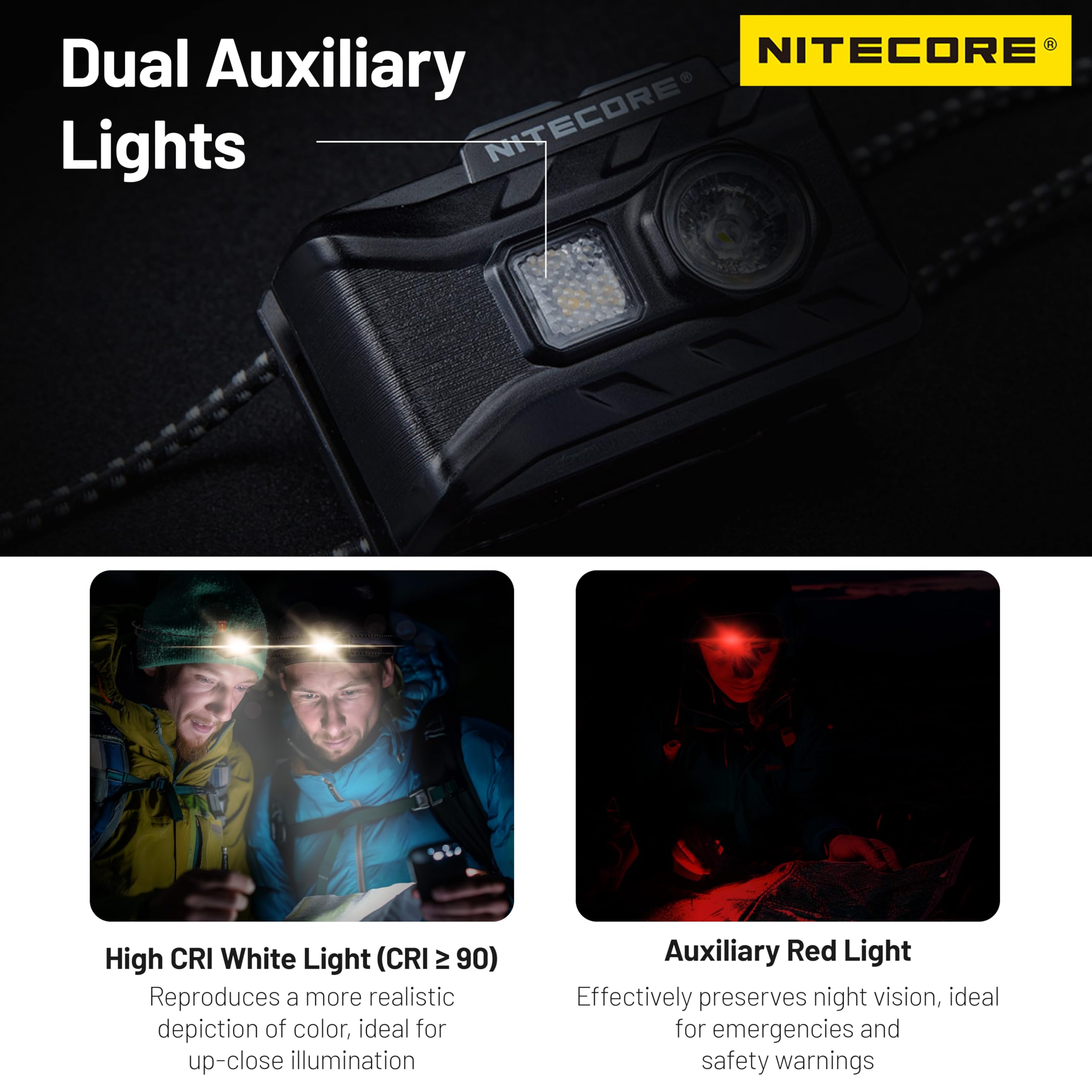 Nitecore NU20 Classic battery image with 500mAh Li-ion cell
