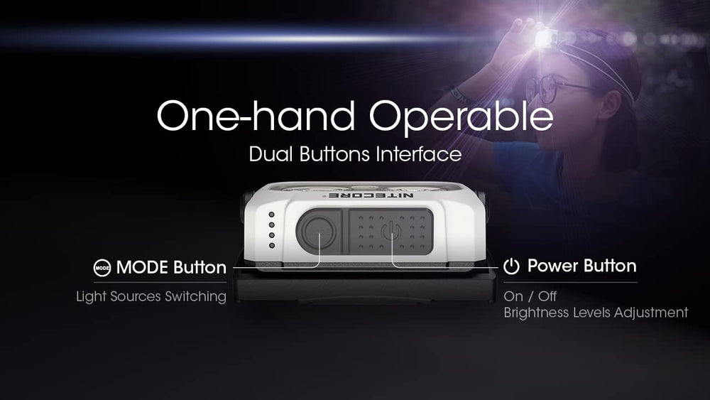 Nitecore NU21 up to 37 hours runtime on a full charge.