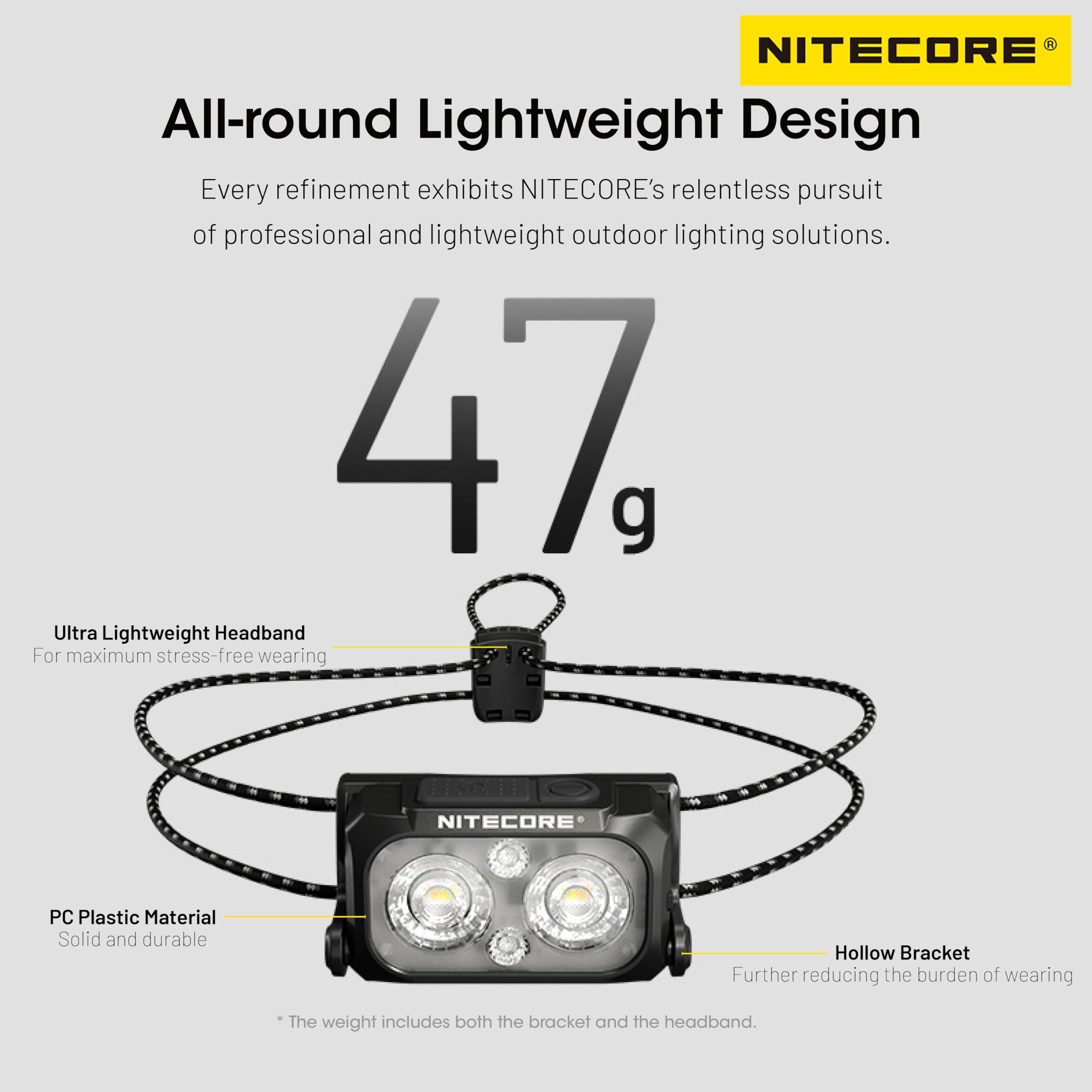 Nitecore NU25 MCT UL neutral white 4500K suitable for versatile outdoor tasks