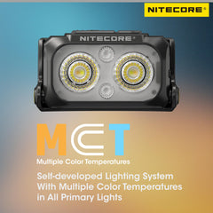 Nitecore NU25 MCT UL side profile highlights compact weight balance for outdoor use